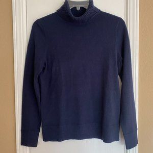NEW lands end cashmere turtleneck sweater